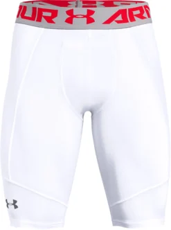 Under Armour Men's Utility Slider Baseball Shorts -Rawling Baseball Shop 1317263 100 White FRT