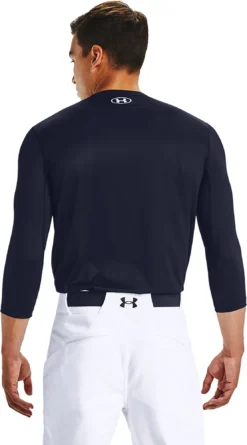 Under Armour Iso-Chill 3/4 Sleeve Shirt -Rawling Baseball Shop 1356800 Navy MODBCK