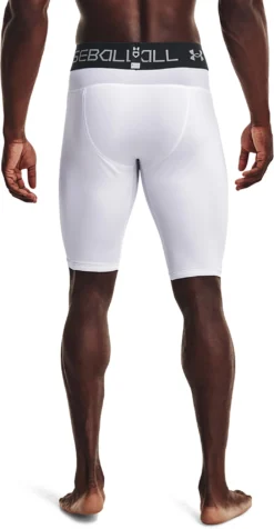 Under Armour Men's Utility Sliding Shorts -Rawling Baseball Shop 1367346 White MODBCK