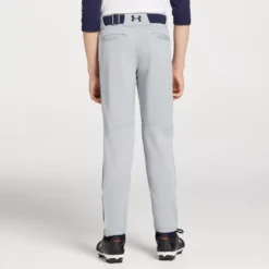 Under Armour Boys' Gameday Vanish Piped Baseball Pants -Rawling Baseball Shop 1367357 BaseballGreyNavy MODBCK