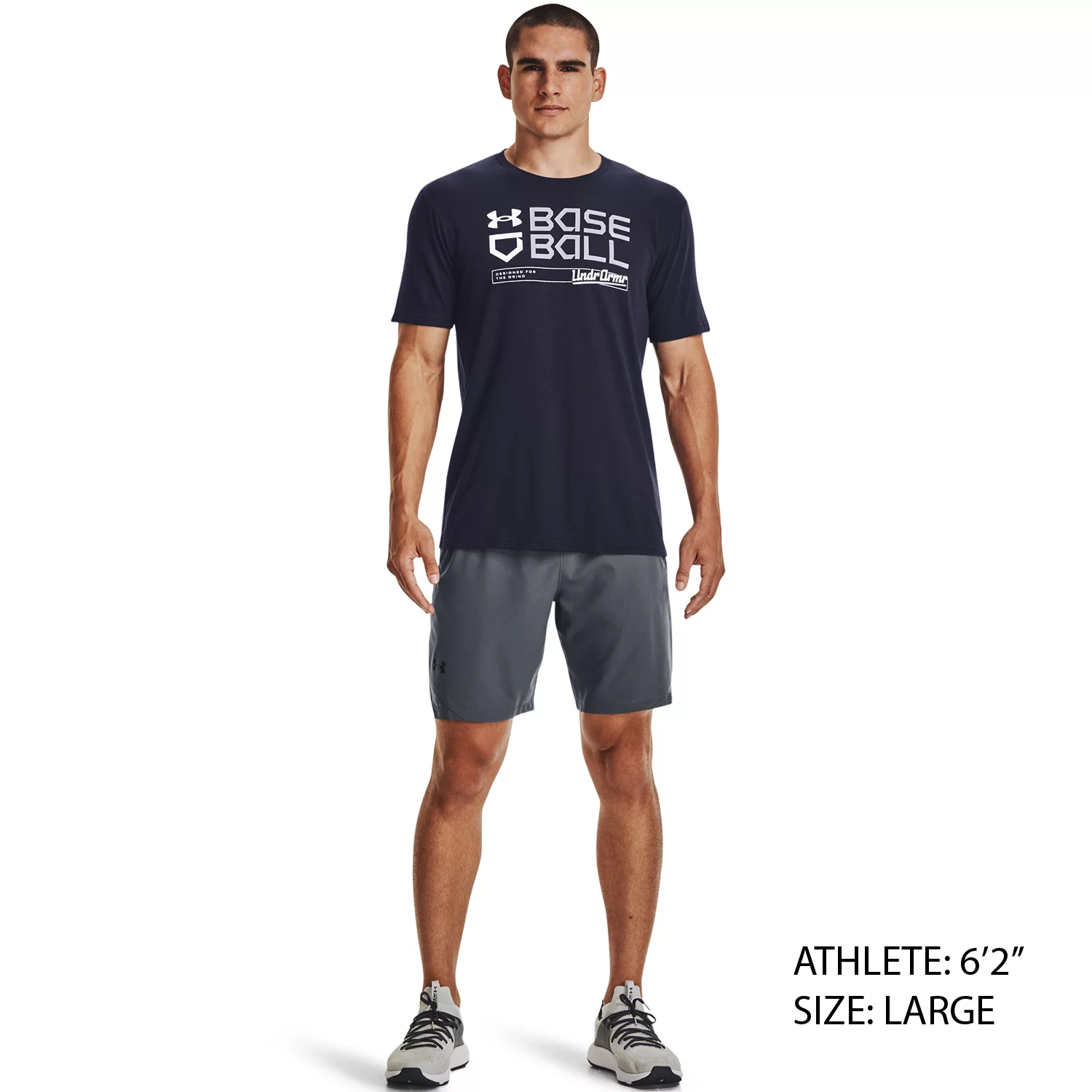 Under Armour Men's Wordmark Baseball Short Sleeve T-Shirt 4 Under Armour Men's Wordmark Baseball Short Sleeve T-Shirt - Image 2