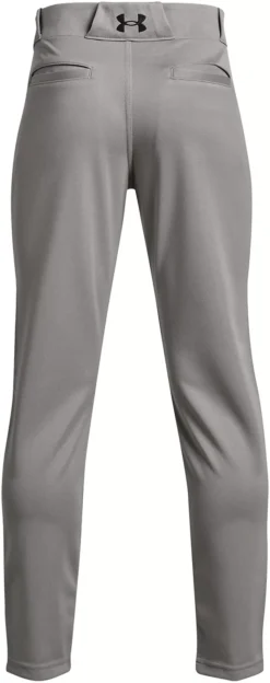 Under Armour Boy's Utility Open Bottom Baseball Pants -Rawling Baseball Shop 1374381 BaseballGreyBlack BCK