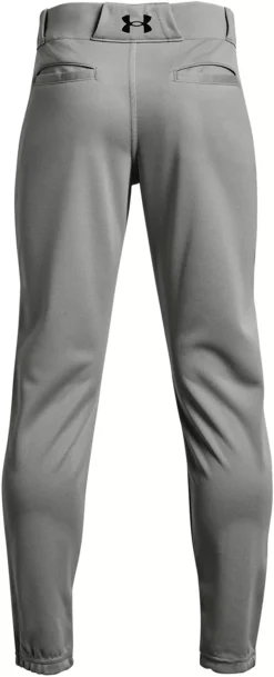 Under Armour Boy's Utility Traditional Baseball Pants -Rawling Baseball Shop 1374382 BaseballGreyBlack BCK
