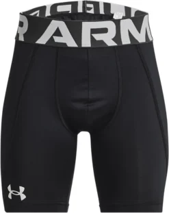 Under Armour Boys' Diamond Utility Slider Shorts -Rawling Baseball Shop 1375636 001 BlackHaloGray FRT