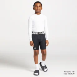 Under Armour Boys' Diamond Utility Slider Shorts -Rawling Baseball Shop 1375636 001 BlackHaloGray MODSTLAD