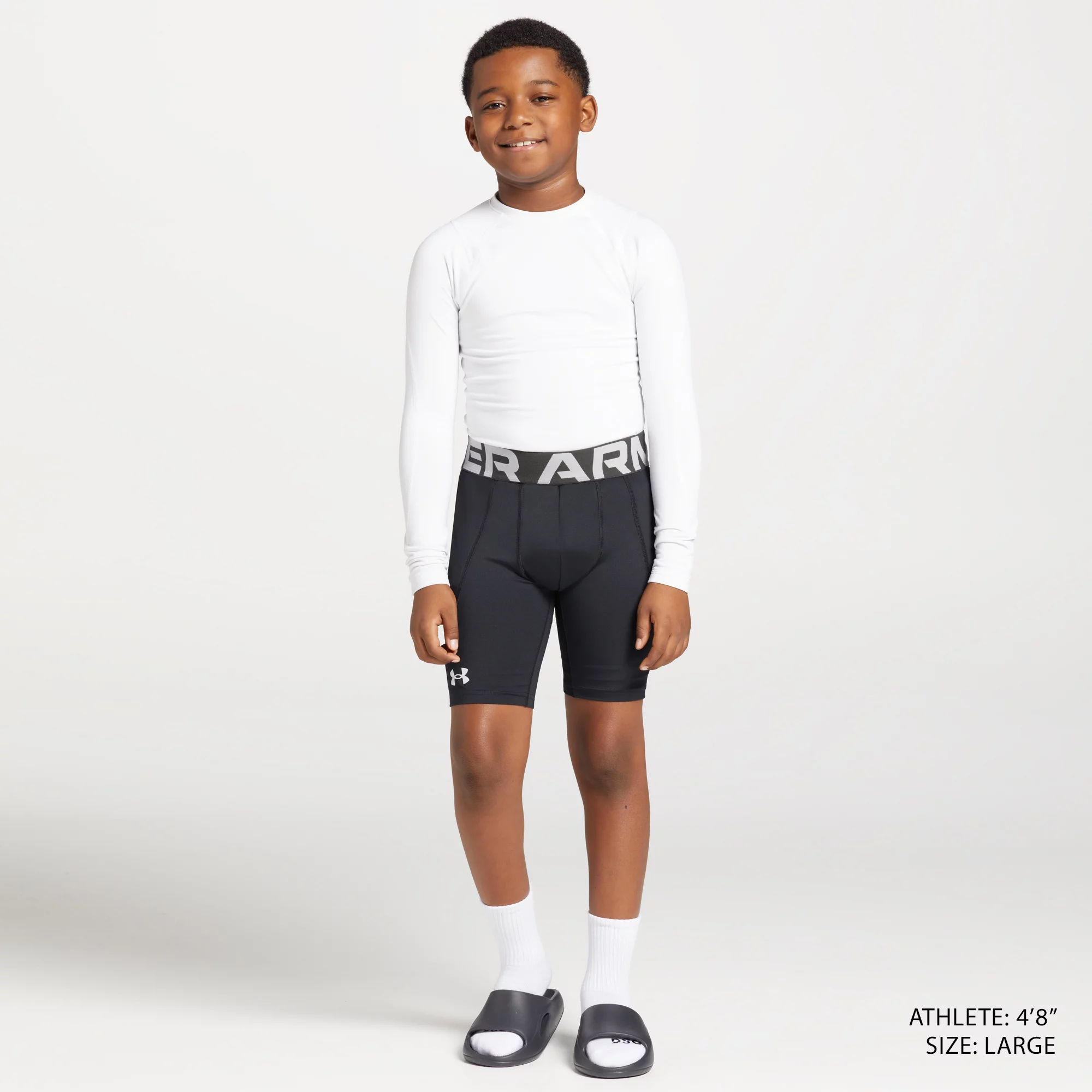 Under Armour Boy's Diamond Utility Sliding Shorts With Cup 4 Under Armour Boy's Diamond Utility Sliding Shorts With Cup - Image 2