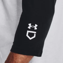 Under Armour Men's Classic 3/4 Sleeve T-Shirt -Rawling Baseball Shop 1375657 001 WhiteBlack MODDET