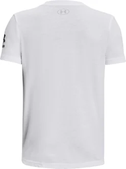 Under Armour Boys' Freedom Icon Baseball T-Shirt -Rawling Baseball Shop 1377688 100 WhiteModGray BCK
