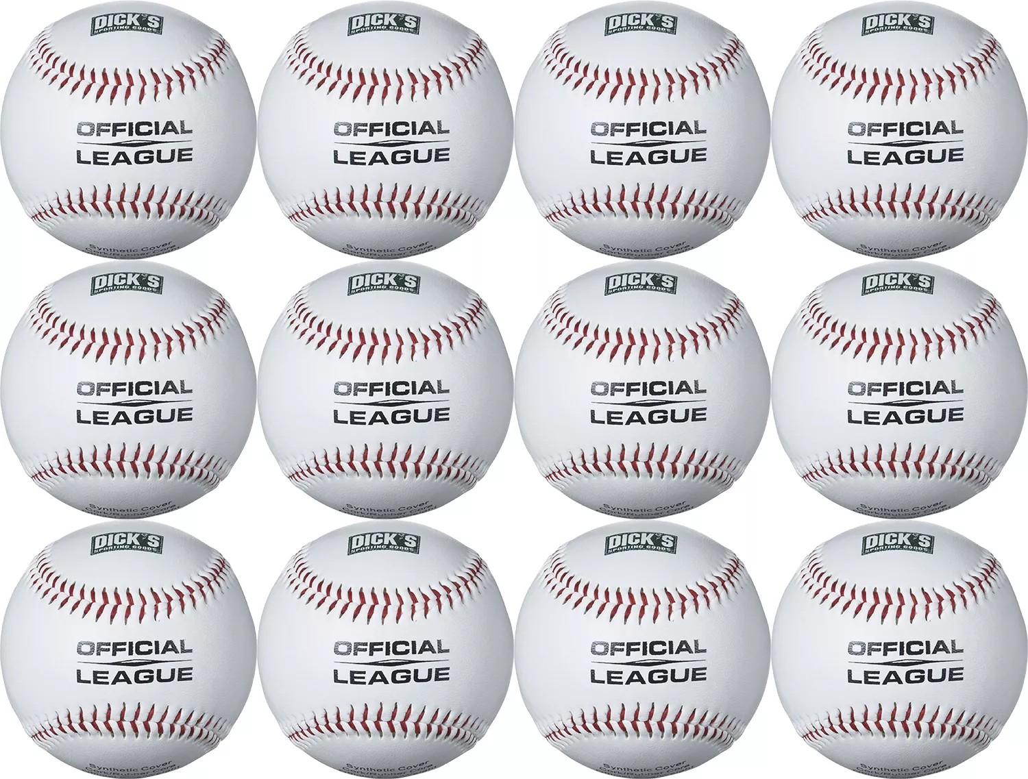 DICK'S Sporting Goods Synthetic Baseballs – 12 Pack 3 DICK'S Sporting Goods Synthetic Baseballs – 12 Pack