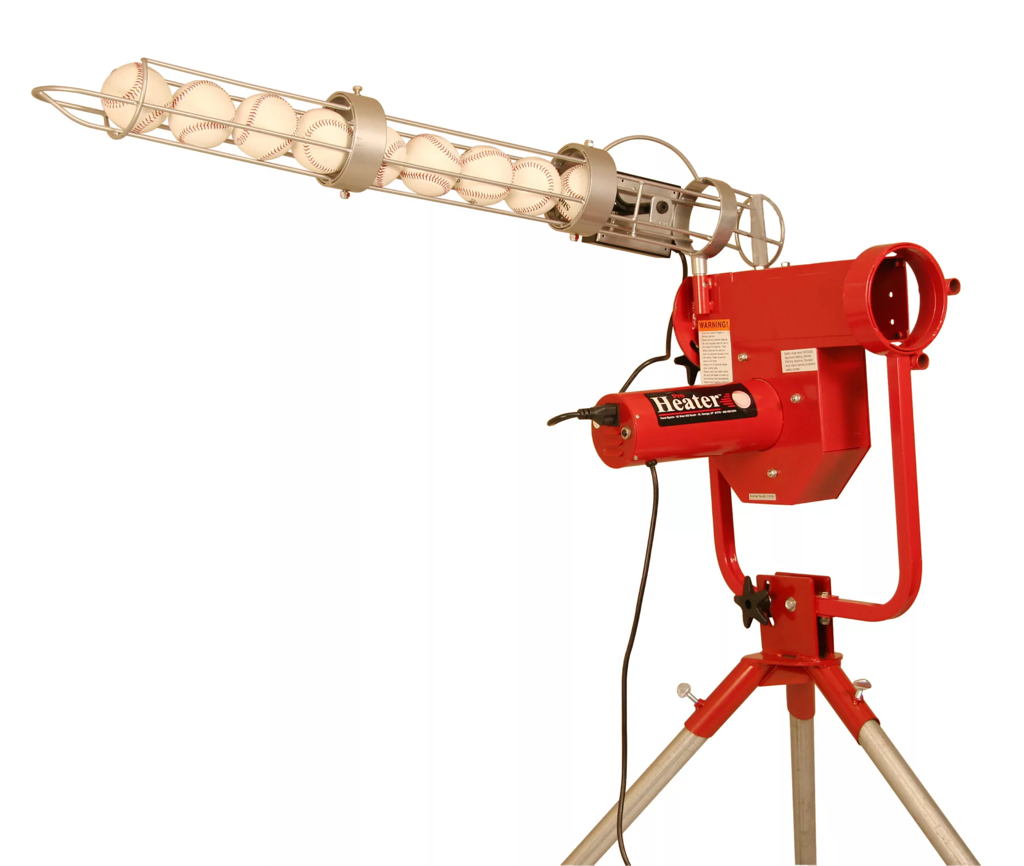 Heater Pro Baseball Pitching Machine W/ Feeder 3 Heater Pro Baseball Pitching Machine W/ Feeder