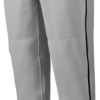 Mizuno Boys' Select Piped Baseball Pants -Rawling Baseball Shop 16MIZBYTHSLCTPPPNBBA Grey Black