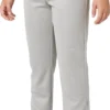 Adidas Boys' Triple Stripe Open Bottom Baseball Pants -Rawling Baseball Shop 17ADIBBTRPLSTRPPNBBA Grey Baseball