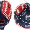 Franklin 12'' Youth Field Master Series Glove 1 Franklin 12'' Youth Field Master Series Glove -Rawling Baseball Shop 17FRAY12FLDMSTRS1BGL Navy Red White