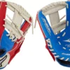 Mizuno 11'' Youth Prospect PowerClose Series Glove 2 Mizuno 11'' Youth Prospect PowerClose Series Glove -Rawling Baseball Shop 18MIZYPRSPCT11RHYBGL Red White Blue