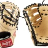 Rawlings 13'' GG Elite Series First Base Mitt -Rawling Baseball Shop 18RAWA131BGGCMLBLFBM Camel Black