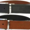 Rawlings Reversible Leather Belt 1 Rawlings Reversible Leather Belt -Rawling Baseball Shop 19RAWURVRSBLBLTXXMSC Black Tan