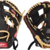 Rawlings 10.5'' Youth Highlight Series Glove -Rawling Baseball Shop 20RAWY105HGHLGHTBBGL Black