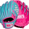 DICK'S Sporting Goods 8.5" Toddler Backyard Glove W/ Ball 1 DICK'S Sporting Goods 8.5" Toddler Backyard Glove W/ Ball -Rawling Baseball Shop 21DSGGBCKYRDGLVWBCTM Blue Pink