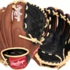 Rawlings Youth 11.5'' Premium Series Glove -Rawling Baseball Shop 21RAWBPRMM115BRNBBGL Brown Black