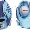 Marucci 8.5" Girls' Backyard Tee Ball Glove & Ball -Rawling Baseball Shop 22MCCYBYBGPBFPLHXCTMA Purple Blue 1