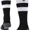 Stance Adult Stripe On-Field Baseball Socks -Rawling Baseball Shop 22ST1ADLTDPTCSTRPBBA Black White
