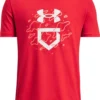 Under Armour Boys' Camo Icon Short Sleeve T-Shirt -Rawling Baseball Shop 22UARBBCMCNSSTFW2BBA Red Beta