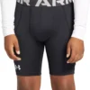 Under Armour Boy's Diamond Utility Sliding Shorts With Cup -Rawling Baseball Shop 22UARBBDMNDTLYSLDBBA Black Halo Gray 1
