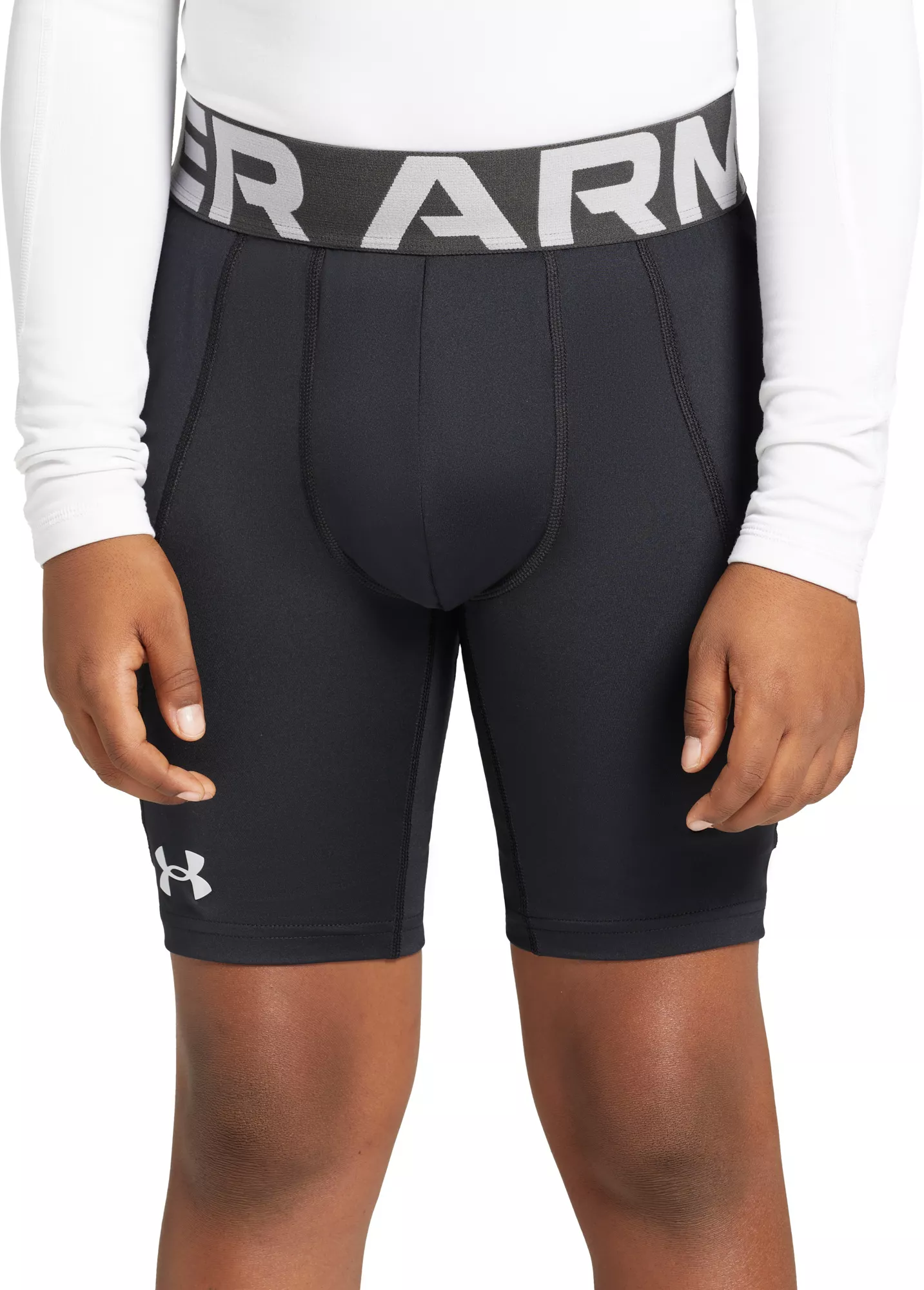 Under Armour Boy's Diamond Utility Sliding Shorts With Cup 3 Under Armour Boy's Diamond Utility Sliding Shorts With Cup