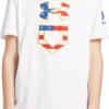Under Armour Boys' Freedom Icon Baseball T-Shirt -Rawling Baseball Shop 22UARBBFRDMCNSSTFBBA White Mod Gray