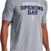 Under Armour Men's Baseball Opening Day T-Shirt -Rawling Baseball Shop 22UARMMBSBLPNNGDYBBA Gray White