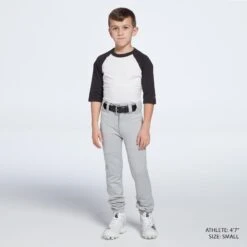 Mizuno Boys' Select Pro Baseball Pants -Rawling Baseball Shop 350595 Grey MODFRT