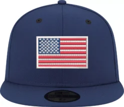 New Era Adult USA Flag 59Fifty Fitted Hat -Rawling Baseball Shop 70680233A NavyCamo FRT