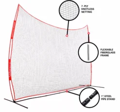 Rukket Sports 16' X 10' Multi-Sport Barrier Net -Rawling Baseball Shop BARR300 NOCOLOR DET alt1