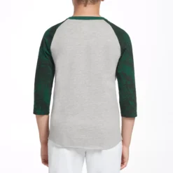 Adidas Boys' Triple Stripe Printed ¾ Sleeve Baseball Graphic Shirt 7 Adidas Boys' Triple Stripe Printed ¾ Sleeve Baseball Graphic Shirt -Rawling Baseball Shop BBA11032 GreenTwistCamoLogo MODBCK