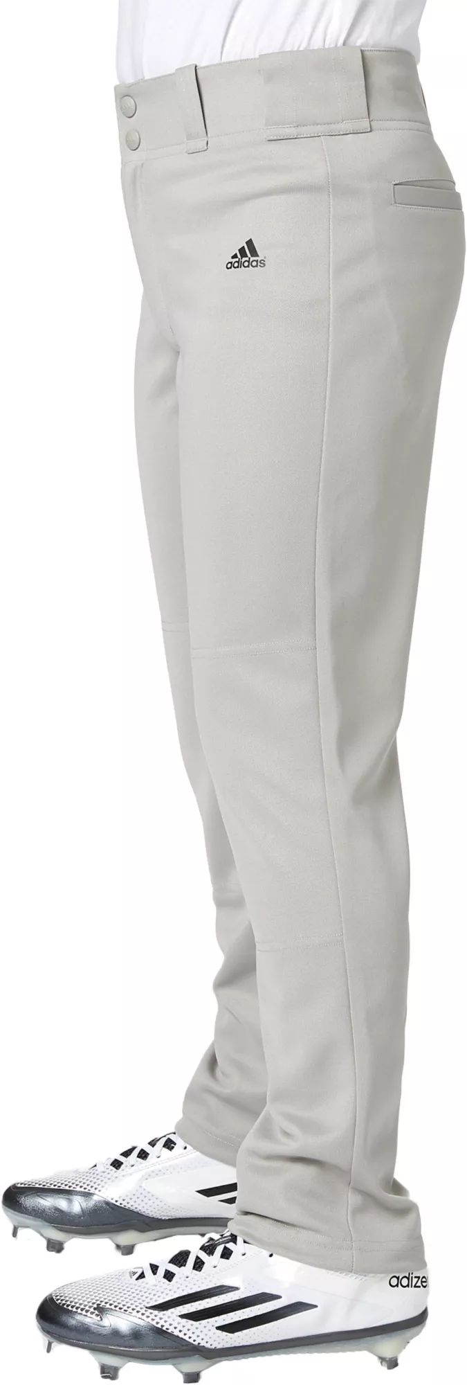 Adidas Boys' Triple Stripe Open Bottom Baseball Pants 4 Adidas Boys' Triple Stripe Open Bottom Baseball Pants - Image 2