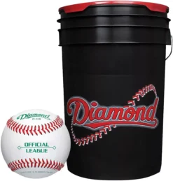 Diamond D-OB Official League Practice Bucket Of 30 Baseballs -Rawling Baseball Shop BKTBD OB30 NOCOLOR DET