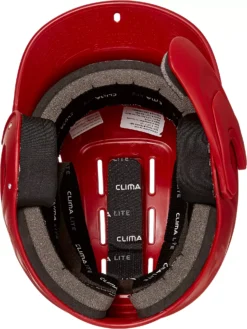 Adidas Senior Captain Baseball Batting Helmet W/ Jaw Guard 8 Adidas Senior Captain Baseball Batting Helmet W/ Jaw Guard -Rawling Baseball Shop BTE00619LH RED NOCOLOR TOP