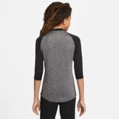 Nike Boys' Baseball Pro Cool Raglan Tee -Rawling Baseball Shop CT2682 066 BlackGrey MODBCK