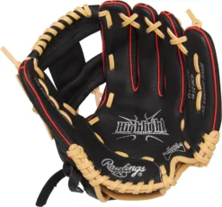 Rawlings 10.5'' Youth Highlight Series Glove -Rawling Baseball Shop DICH105IB 60 Black PALM