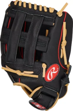 Rawlings 11.5'' Youth Highlight Series Glove 11 Rawlings 11.5'' Youth Highlight Series Glove -Rawling Baseball Shop DICH115HB 60 Black SDER