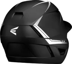 Easton Senior Elite Max Baseball Batting Helmet W/ Adjustable Jaw Guard -Rawling Baseball Shop ELITEMAXADJ LXL E00684540 BlackWhite BCK