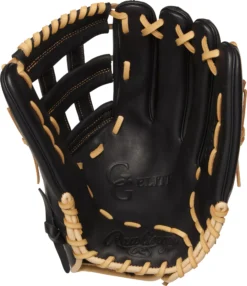 Rawlings 12.75'' GG Elite Series Glove -Rawling Baseball Shop GGE1275HBCCLZ DICGGE1275HBCC Black PALM