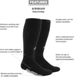 Adidas Icon Over The Calf Baseball/Softball Socks -Rawling Baseball Shop ICONOTC 515109 Navy DET