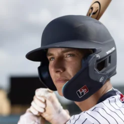 Rawlings Senior MACH Baseball Batting Helmet W/ Adjustable Face Guard -Rawling Baseball Shop IMG 9973