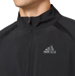 Adidas Men's Triple Stripe Long Sleeve Baseball Jacket 10 Adidas Men's Triple Stripe Long Sleeve Baseball Jacket -Rawling Baseball Shop MBA13006Z Black DET