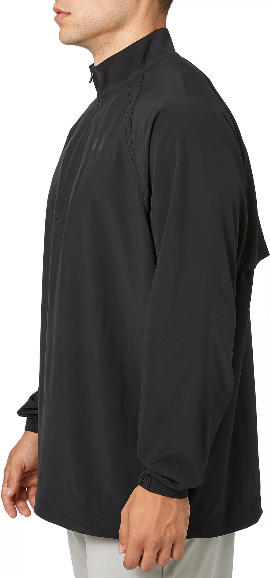 Adidas Men's Triple Stripe Long Sleeve Baseball Jacket 4 Adidas Men's Triple Stripe Long Sleeve Baseball Jacket - Image 2