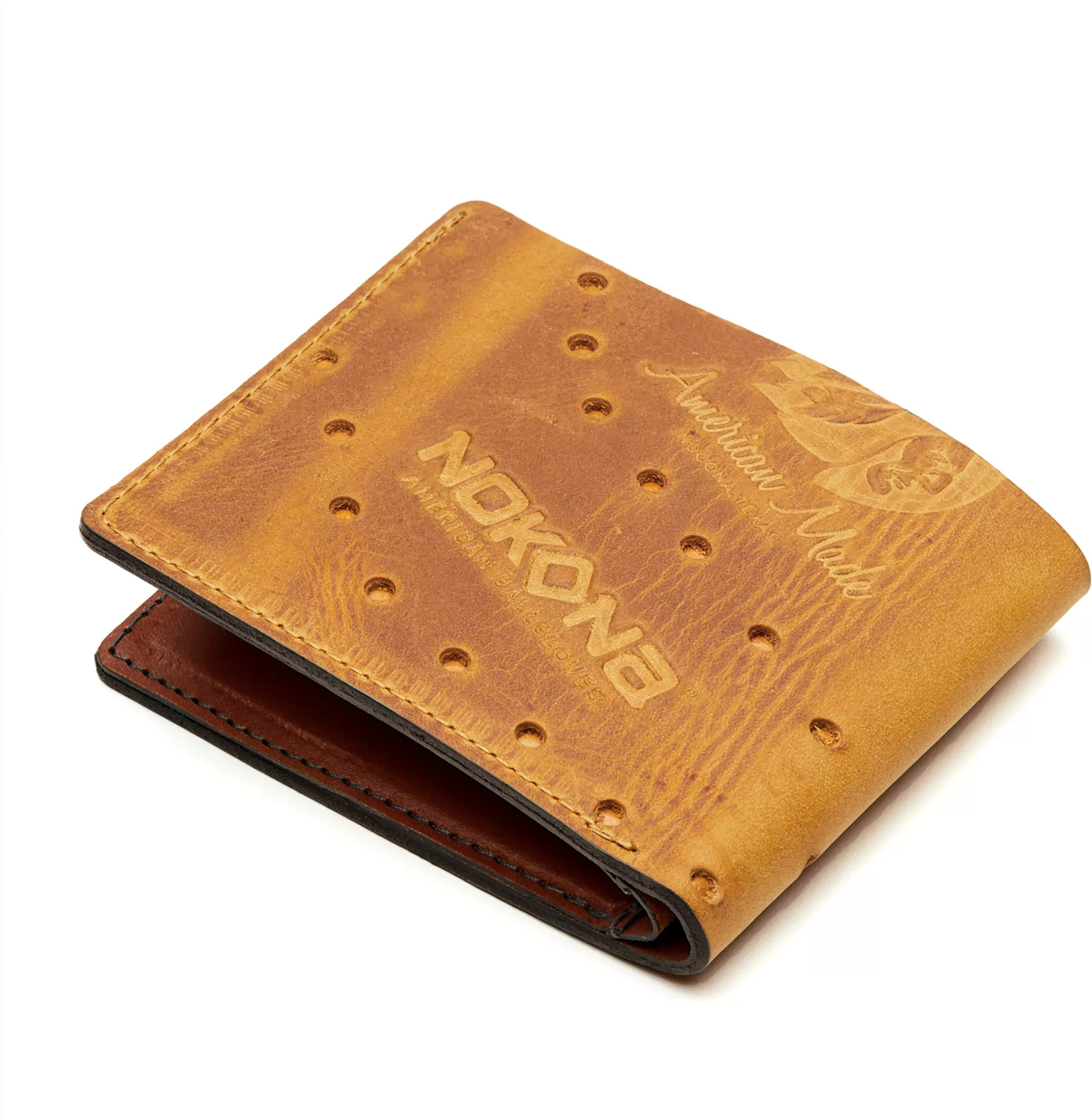 Nokona Ballglove Leather Wallet 5 Nokona Ballglove Leather Wallet - Image 3