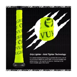 VukGripz Bat Grip Tape -Rawling Baseball Shop VUKGRIPZ BLACK BlackWhite TEC
